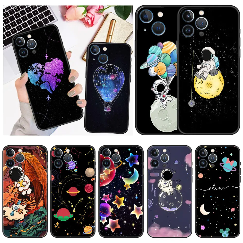 Case For Apple iPhone 14 11 13 12 Pro 7 Plus XR X XS Max 6 6S 13Pro Max Black Silicone Phone Funda Fashion Astronaut
Case For Apple iPhone 14 11 13 12 Pro 7 Plus XR X XS Max 6 6S 13Pro Max Black Silicone Phone Funda Fashion Astronaut