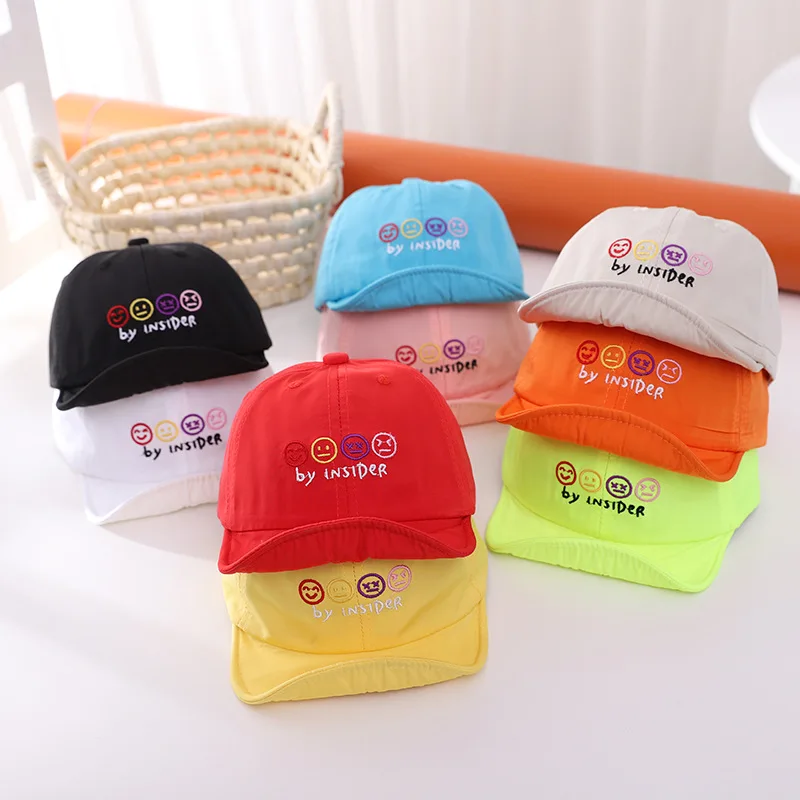 Spring Autumn Infant Baby Soft Edge Cotton Baseball Cap Kid Embroidery Expression Sun Cap Children Letter Sunsrceen Beach Hats
Spring Autumn Infant Baby Soft Edge Cotton Baseball Cap Kid Embroidery Expression Sun Cap Children Letter Sunsrceen Beach Hats