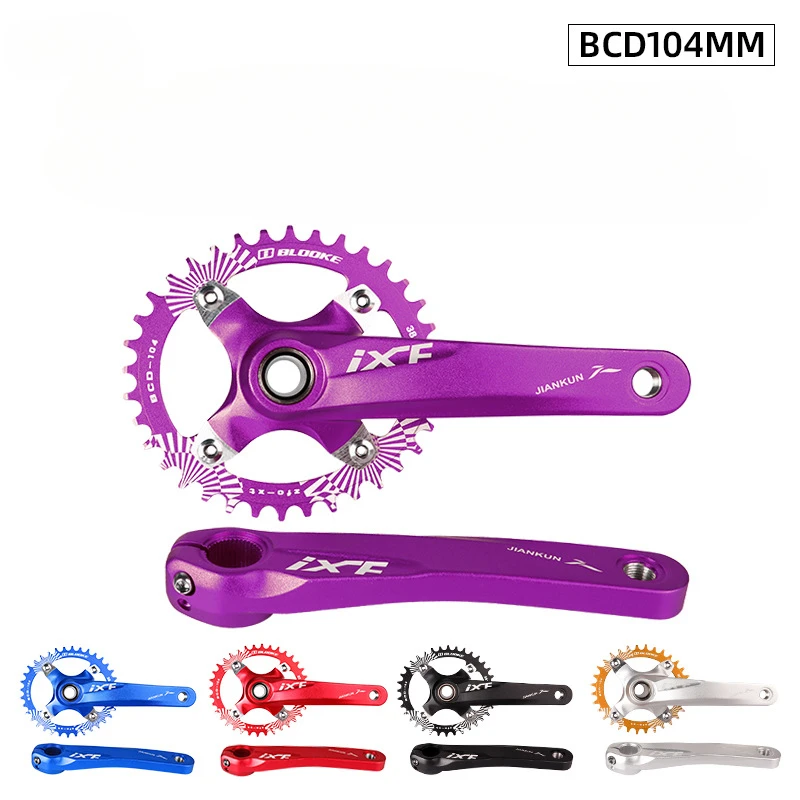 MTB Bike Crankset 170mm 104BCD Chainwheel Bicycle Crank with Bottom 32/34/36T Chainring Mountain Bicycle Parts
MTB Bike Crankset 170mm 104BCD Chainwheel Bicycle Crank with Bottom 32/34/36T Chainring Mountain Bicycle Parts