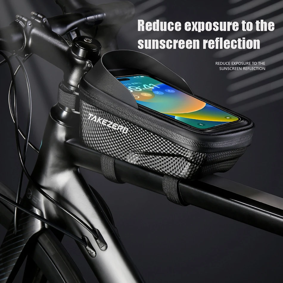CYCABEL New Rainproof Bike Bag Bicycle Front Cell Phone holder with Touchscreen Top Tube Cycling Reflective MTB Accessories
CYCABEL New Rainproof Bike Bag Bicycle Front Cell Phone holder with Touchscreen Top Tube Cycling Reflective MTB Accessories