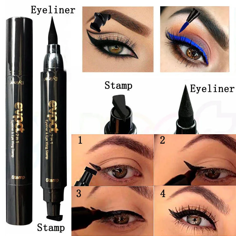 Eyeliner Stamp Liquid Waterproof Double-Headed Makeup Tool,maquillaje,make up,maquiagem kit completo barato
Eyeliner Stamp Liquid Waterproof Double-Headed Makeup Tool,maquillaje,make up,maquiagem kit completo barato