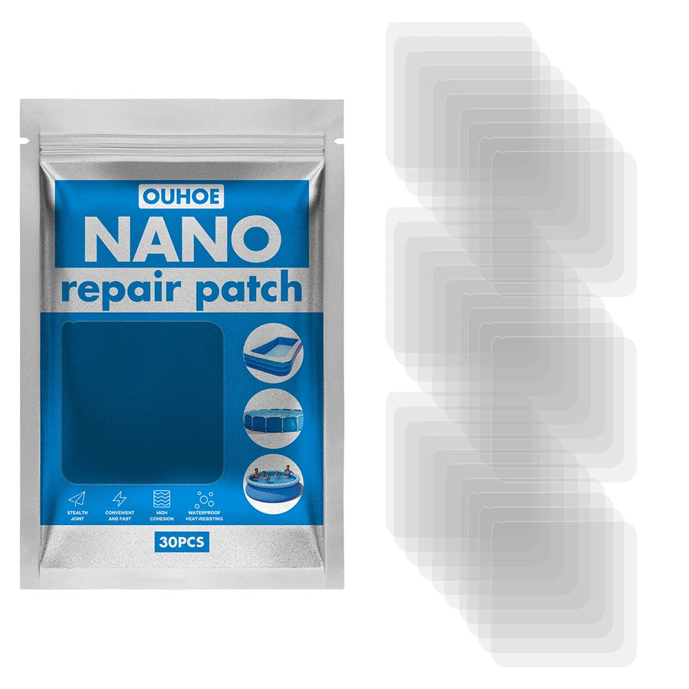 10/20/30pcs Nano Repair Patch Outdoor Swimming Pool Water Pad Tent Waterproof Pad For Swim Ring Toys Inflatable Boat Accessories
10/20/30pcs Nano Repair Patch Outdoor Swimming Pool Water Pad Tent Waterproof Pad For Swim Ring Toys Inflatable Boat Accessories