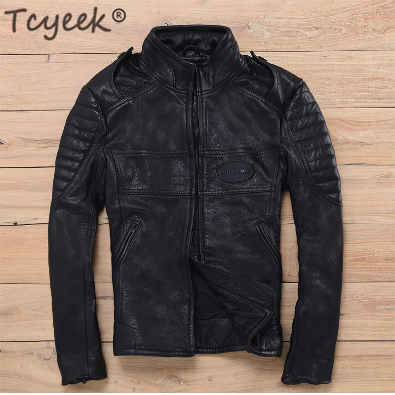 Natural Real Leather Jacket Men Winter Spring Mens Leather Jackets 2022 Streetwear Moto Biker 100% Genuine Leather Coat
Natural Real Leather Jacket Men Winter Spring Mens Leather Jackets 2022 Streetwear Moto Biker 100% Genuine Leather Coat