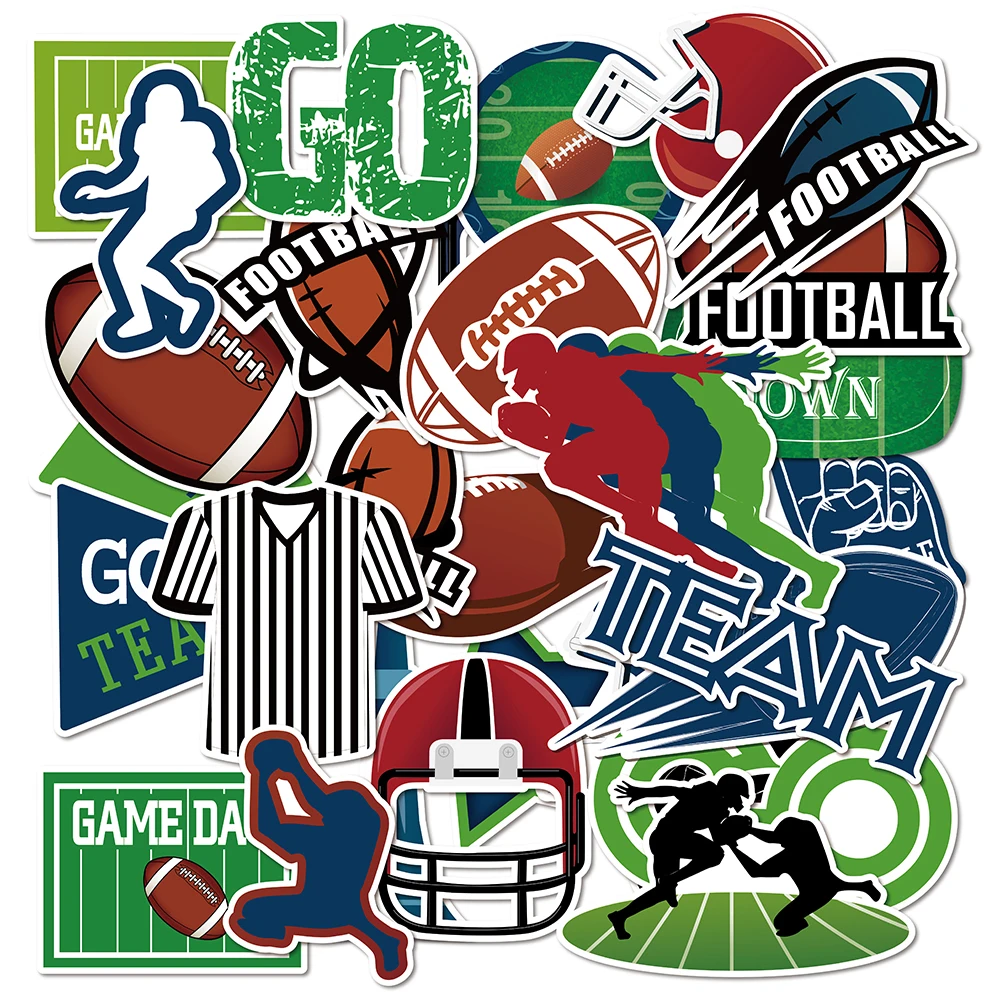 WT033 30Pcs Cartoon Sports Rugby American Football Birthday Party Pvc Waterproof Skateboard Luggage Stickers Decal Toys Labels
WT033 30Pcs Cartoon Sports Rugby American Football Birthday Party Pvc Waterproof Skateboard Luggage Stickers Decal Toys Labels