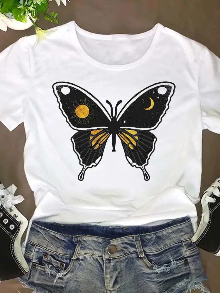 Classic round neck print casual simple short-sleeved top summer new women's thin T-shirt
Classic round neck print casual simple short-sleeved top summer new women's thin T-shirt