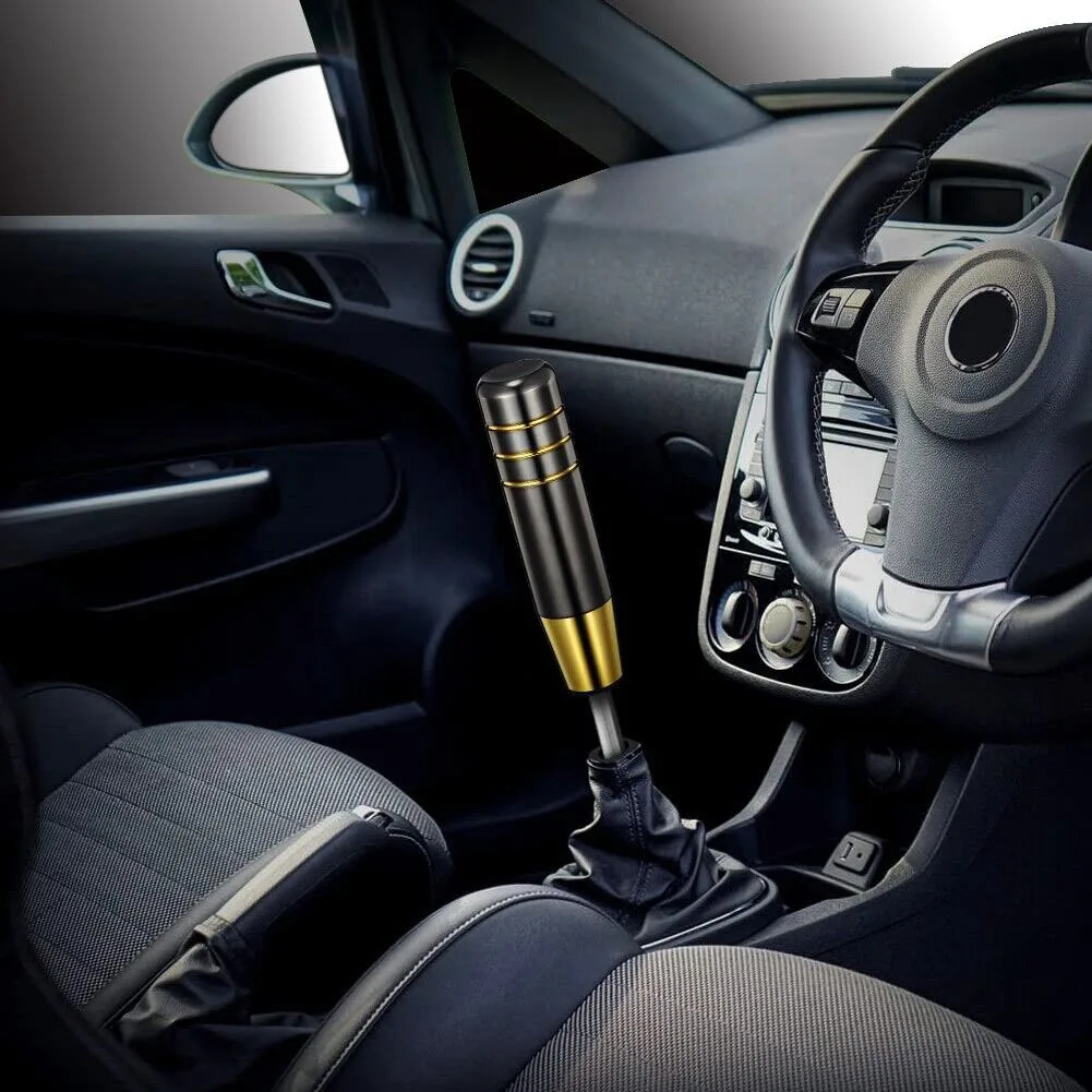 Gear Shift Knob Adapter Aluminum Alloy Automatic Black Gold Manual Shift Knob Shifter Lever Universal Brand New
Gear Shift Knob Adapter Aluminum Alloy Automatic Black Gold Manual Shift Knob Shifter Lever Universal Brand New