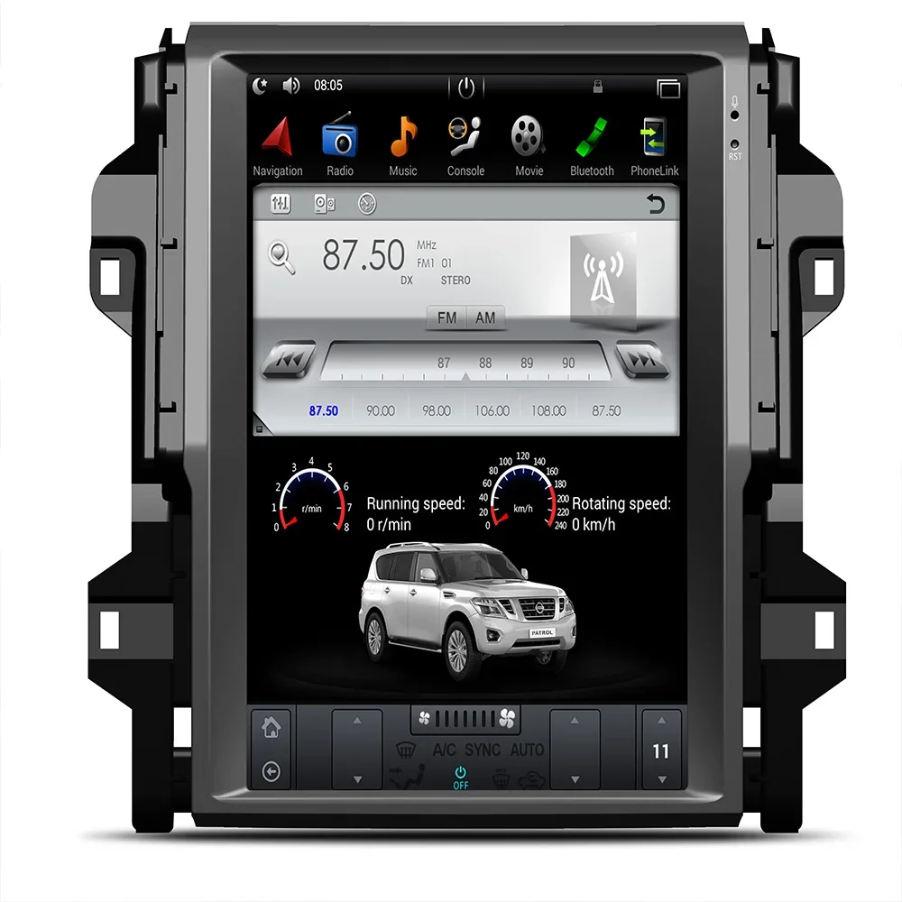 Автомобильный мультимедийный плеер, экран 15 дюймов, PX6 Tesla для Toyota Fortuner 2016, 2017, 2018-2050, Android 9,0, 2 Din, стереоприемник, GPS-навигация, IPS
Автомобильный мультимедийный плеер, экран 15 дюймов, PX6 Tesla для Toyota Fortuner 2016, 2017, 2018-2050, Android 9,0, 2 Din, стереоприемник, GPS-навигация, IPS