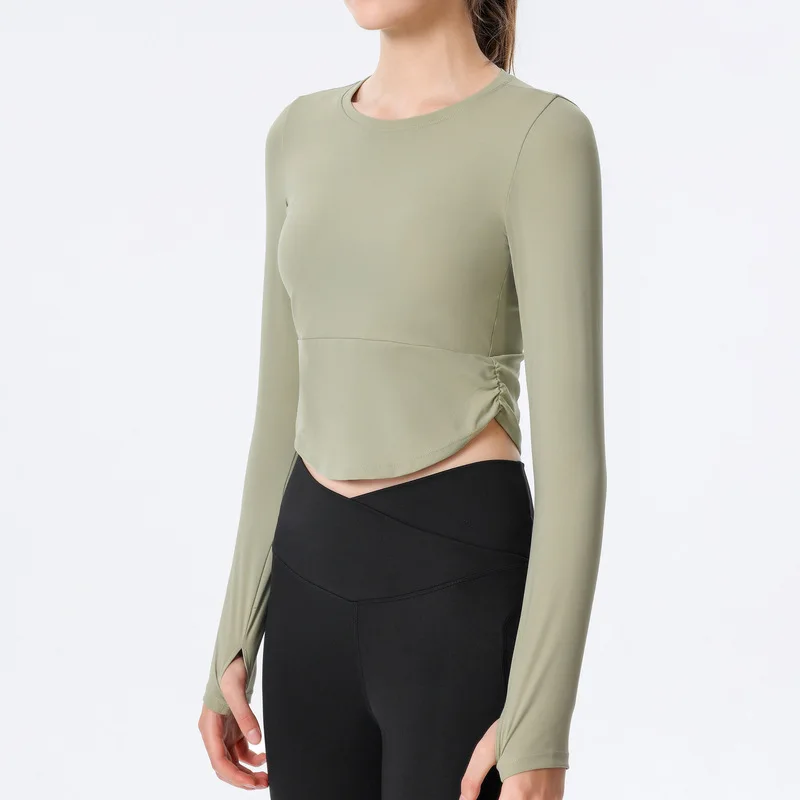 Женские однотонные спортивные рубашки, Высокоэластичный Топ для тренажерного зала и йоги, зимние дышащие Футболки с длинным рукавом, спортивный кроп-топ, быстросохнущая спортивная одежда
Женские однотонные спортивные рубашки, Высокоэластичный Топ для тренажерного зала и йоги, зимние дышащие Футболки с длинным рукавом, спортивный кроп-топ, быстросохнущая спортивная одежда