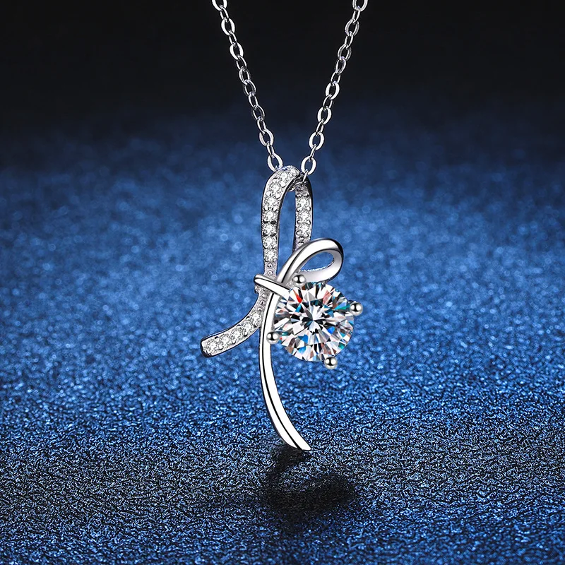 CT Bright Cut Momulberry Stone Butterfly Pendant Necklace 925 Sterling Silver Flower Lab Diamond Test Past D Color jewelry Neckl
CT Bright Cut Momulberry Stone Butterfly Pendant Necklace 925 Sterling Silver Flower Lab Diamond Test Past D Color jewelry Neckl