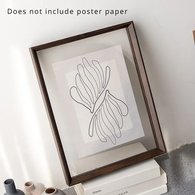 Двусторонняя прозрачная фоторамка из дерева
Двусторонняя прозрачная фоторамка из дерева