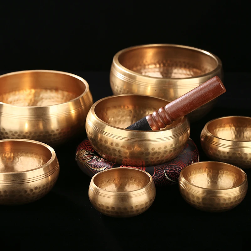 Tibetan Singing Bowl Set for Holistic Healing Meditation Relaxation Yoga Meditation Chanting Bowl Music Therapy Handicraft
Tibetan Singing Bowl Set for Holistic Healing Meditation Relaxation Yoga Meditation Chanting Bowl Music Therapy Handicraft