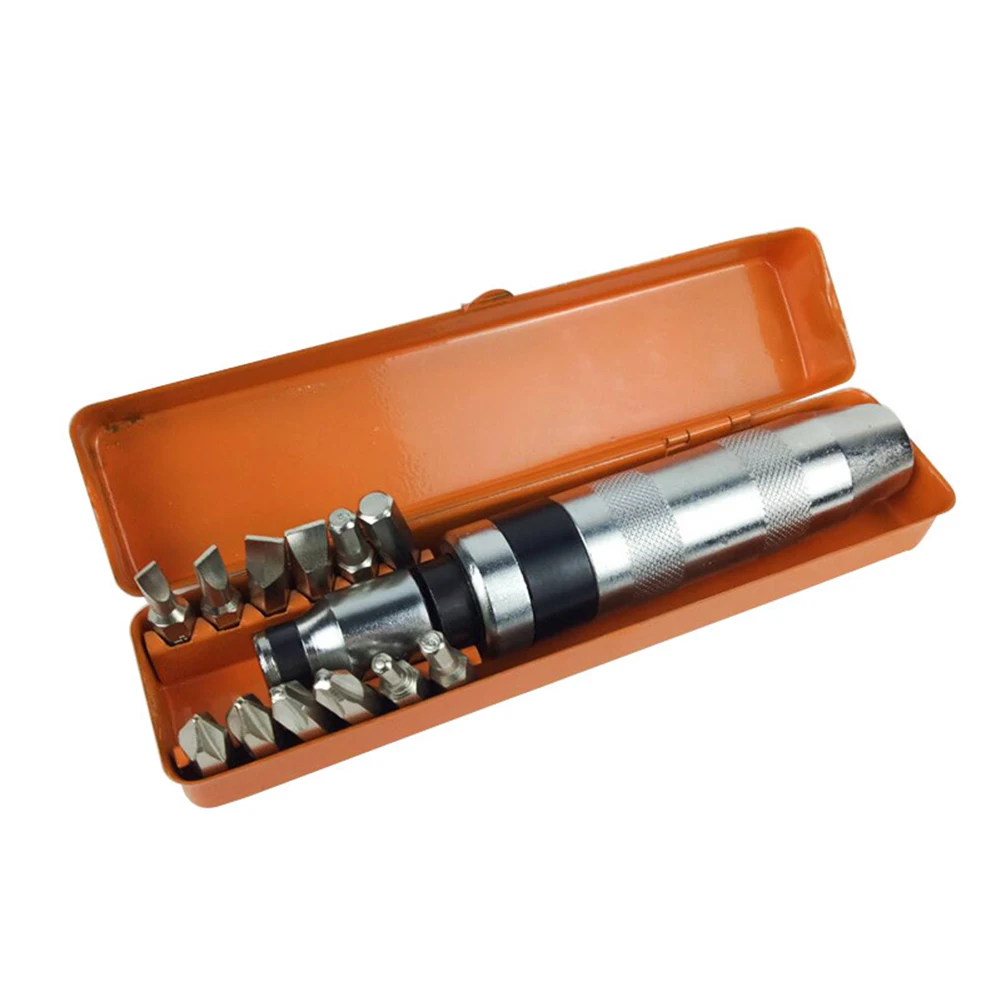 14Pcs/Set 1/2Inch Heavy Duty Impact Screwdriver Bit Set Blow Stubborn Screw Driver Heavy Duty Case Tools Bit With Box
14Pcs/Set 1/2Inch Heavy Duty Impact Screwdriver Bit Set Blow Stubborn Screw Driver Heavy Duty Case Tools Bit With Box