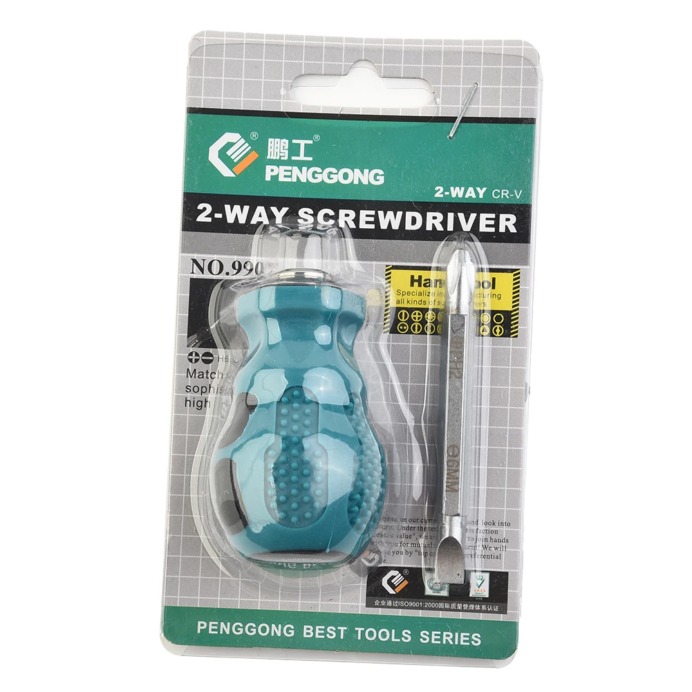 Dual-purpose Screwdrivers 2 In1 Slotted Cross Stubby Screwdriver Magnetic Short Repair Hand Tools Set 6.3*38mm For Furniture
Dual-purpose Screwdrivers 2 In1 Slotted Cross Stubby Screwdriver Magnetic Short Repair Hand Tools Set 6.3*38mm For Furniture