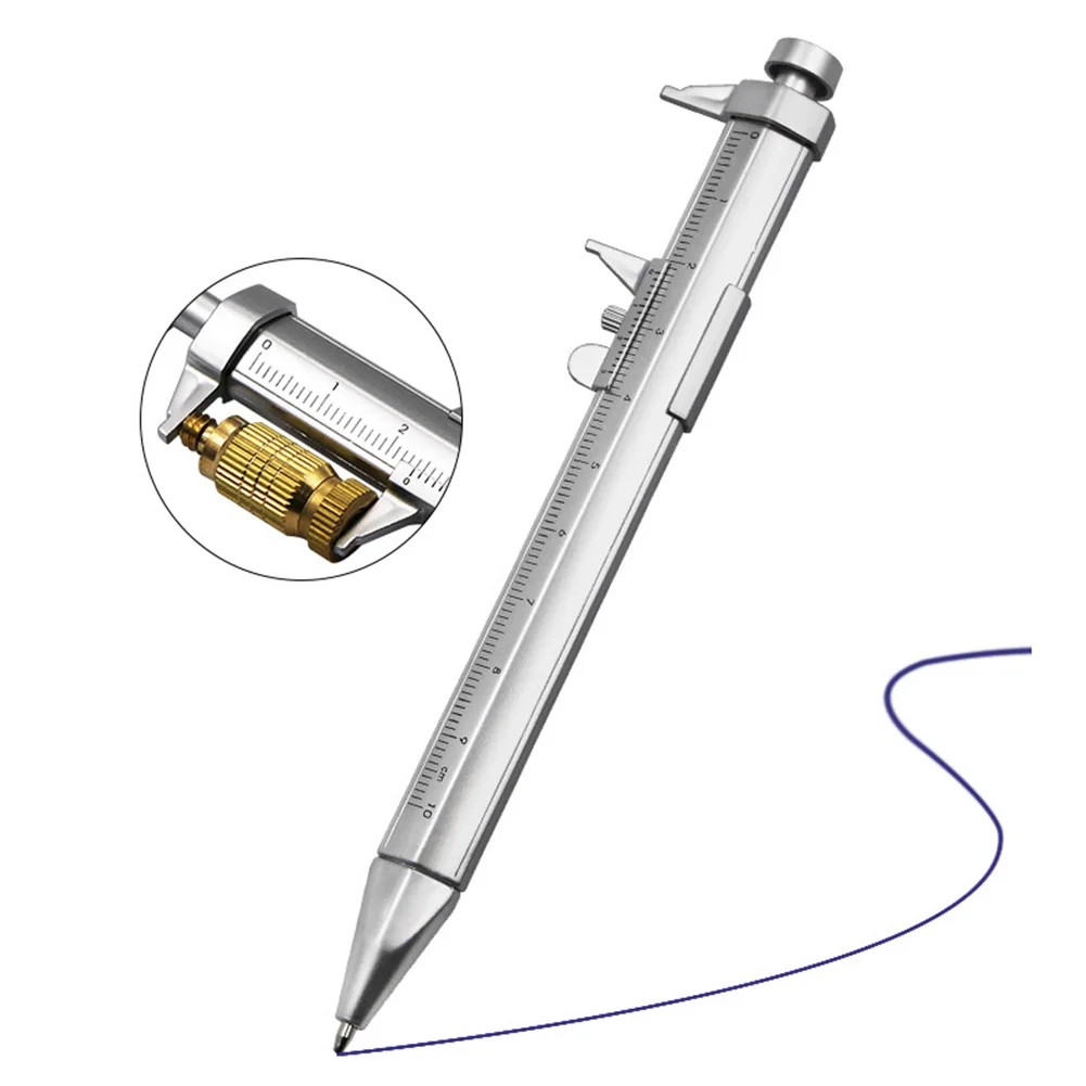

Многофункциональная ручка с гелевыми чернилами, штангенциркуль с нониусом, шариковая ручка, канцелярские принадлежности, 0-100 мм штангенциркуль с нониусом, маркер, измерительная ручка, ручные инструменты