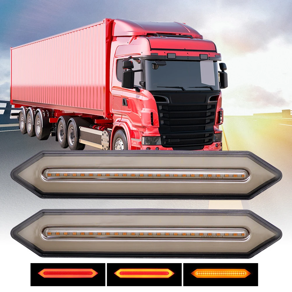 2pcs 100LED LED Trailer Truck Brake Light Waterproof Tail Brake Stop Flowing Turn Signal Light Truck Trailer Lamp Blinker
2pcs 100LED LED Trailer Truck Brake Light Waterproof Tail Brake Stop Flowing Turn Signal Light Truck Trailer Lamp Blinker