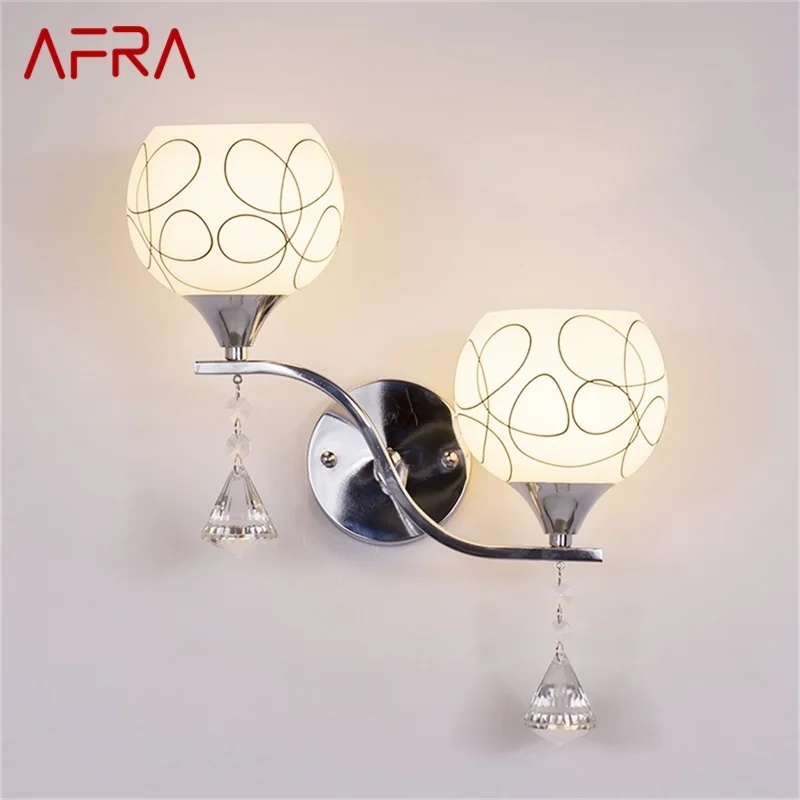 AFRA Wall Lights Modern LED Two Lights Simple Indoor Fixture Decorative For Home Living Room
AFRA Wall Lights Modern LED Two Lights Simple Indoor Fixture Decorative For Home Living Room