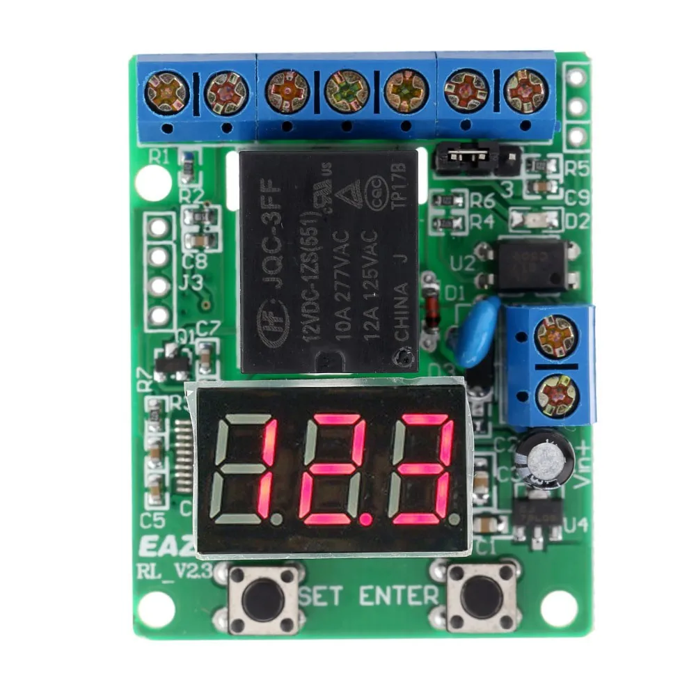 DC 12V Voltage Detection Charging Discharge Monitor Test Relay Switch Control Board Module
DC 12V Voltage Detection Charging Discharge Monitor Test Relay Switch Control Board Module