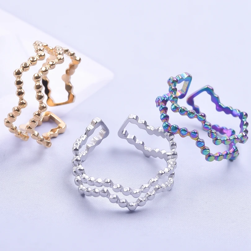 5Pc Stainless Steel Charm Geometric Women's Teen Jewelry Gifts Accessories Adjustable Buckle Female Index Finger Ring Jewelry
5Pc Stainless Steel Charm Geometric Women's Teen Jewelry Gifts Accessories Adjustable Buckle Female Index Finger Ring Jewelry
