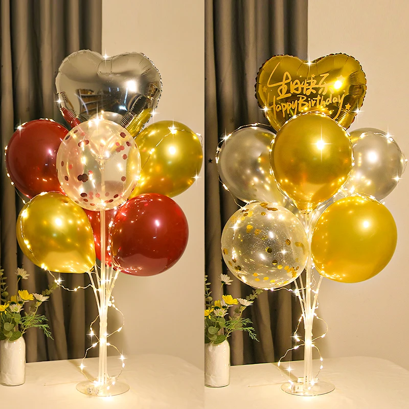 Happy Birthday Balloons 1 Set Glowing Led Light Table Home Decoration Balloon Children Baby Shower Boys Girls Party Accessories
Happy Birthday Balloons 1 Set Glowing Led Light Table Home Decoration Balloon Children Baby Shower Boys Girls Party Accessories