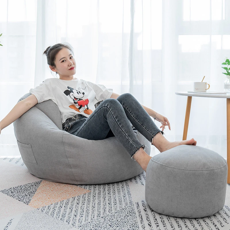 Balcony Big Bean Bag Sofa Soft Fillers Lounge Puffs Bedroom Bean Bag Sofa Comfy Living Room Floor Sofas Perezosos Home Furniture 
Balcony Big Bean Bag Sofa Soft Fillers Lounge Puffs Bedroom Bean Bag Sofa Comfy Living Room Floor Sofas Perezosos Home Furniture