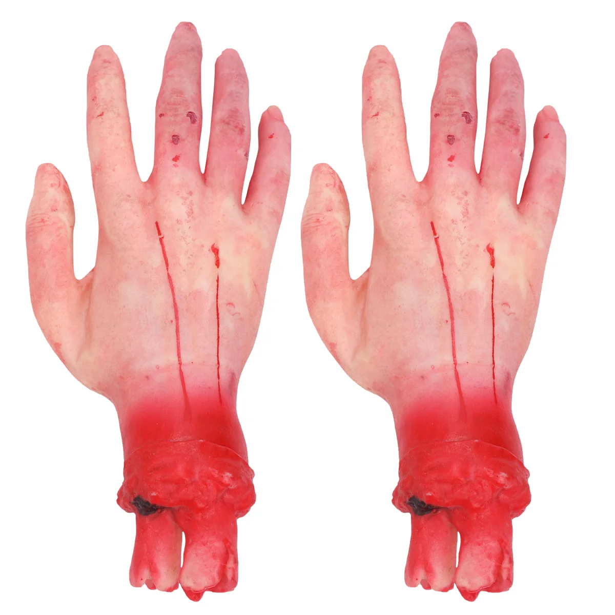 2 PCS Prosthetic Props Creepy Hand Halloween Supplies Decorations Scary Hands Vinyl Simulated Accessories
2 PCS Prosthetic Props Creepy Hand Halloween Supplies Decorations Scary Hands Vinyl Simulated Accessories