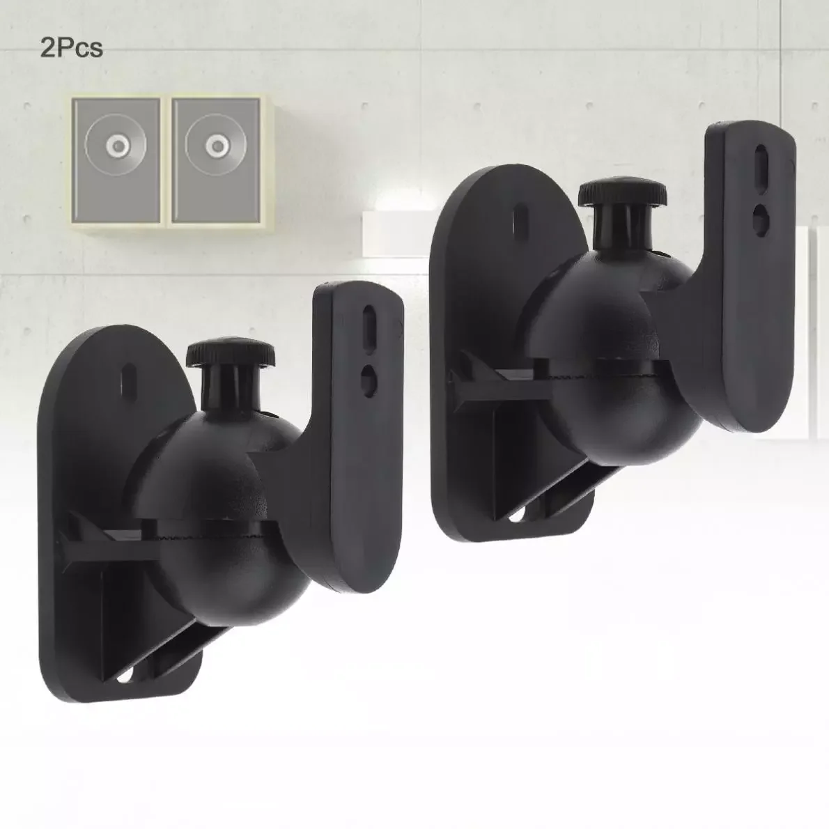 2pcs Universal SW - 03B 5KG Black ABS Plastics Wall Mounted Bracket for Speaker and Loudspeaker Box
2pcs Universal SW - 03B 5KG Black ABS Plastics Wall Mounted Bracket for Speaker and Loudspeaker Box