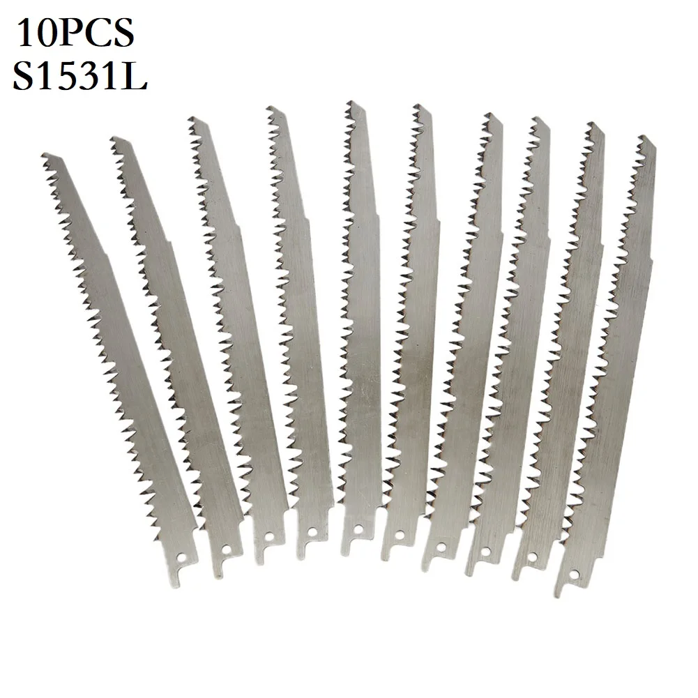 10Pcs S1531L 240mm Reciprocating Saw Blade For Woodworking Saber Saw Blade Fibreboard Plastic Wood Metal Cutting Tool Accessory
10Pcs S1531L 240mm Reciprocating Saw Blade For Woodworking Saber Saw Blade Fibreboard Plastic Wood Metal Cutting Tool Accessory