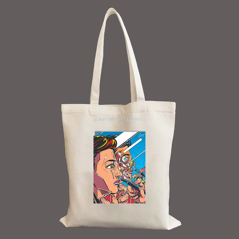 Trippy Psychedelic Pop Art fashion Tote Bag Varnisher Reusable Cloth Bags to Customize Shoulder Canvas Women Shoppers big bag
Trippy Psychedelic Pop Art fashion Tote Bag Varnisher Reusable Cloth Bags to Customize Shoulder Canvas Women Shoppers big bag