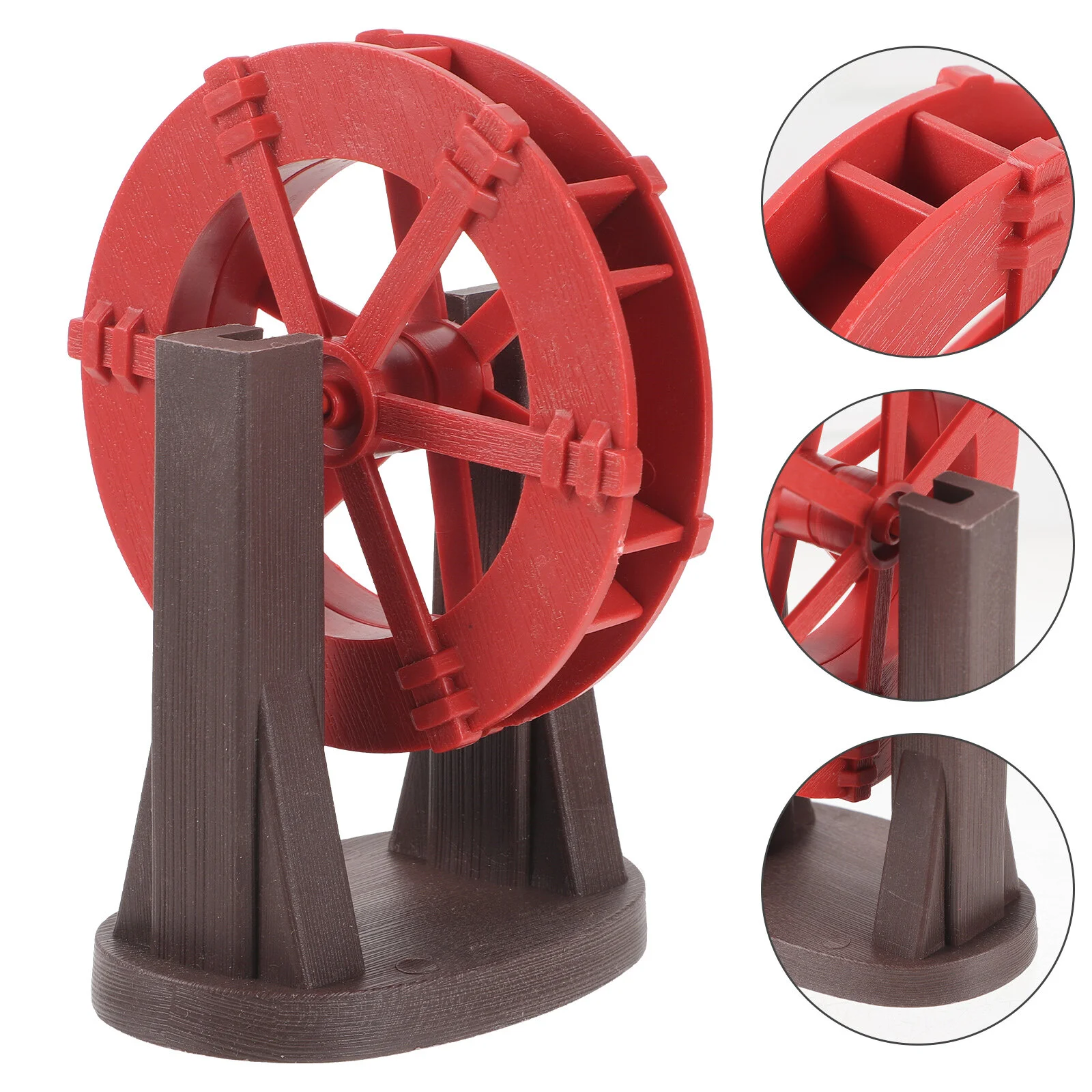 

Tool Scene Layout Prop Micro Water Wheel Decor Table Fountain DIY Model Small Waterfall Artificial Rockery Wheels