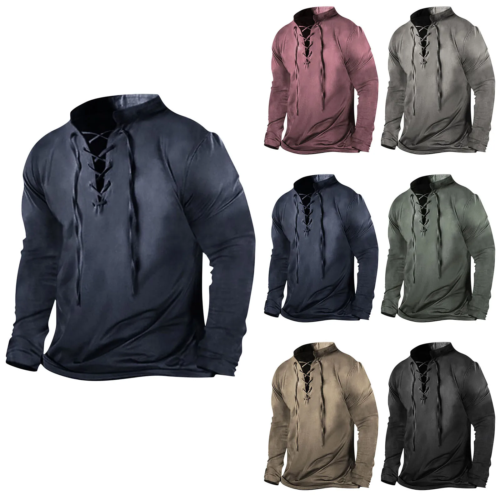 Cowl Neck Sweatshirt Mens Shirts Long Sleeve T Shirt Fashion Casual Basic Plain Tee Shirts Men Zip up Hooded Sweatshirt
Cowl Neck Sweatshirt Mens Shirts Long Sleeve T Shirt Fashion Casual Basic Plain Tee Shirts Men Zip up Hooded Sweatshirt
