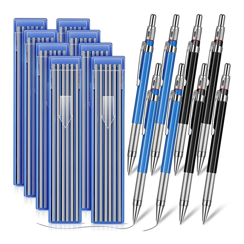 Welders Pencils Set,8Pcs Welding Marking Pencils With 96Pcs 2Mm Silver Refills Built In Sharpener Construction Pencils
Welders Pencils Set,8Pcs Welding Marking Pencils With 96Pcs 2Mm Silver Refills Built In Sharpener Construction Pencils