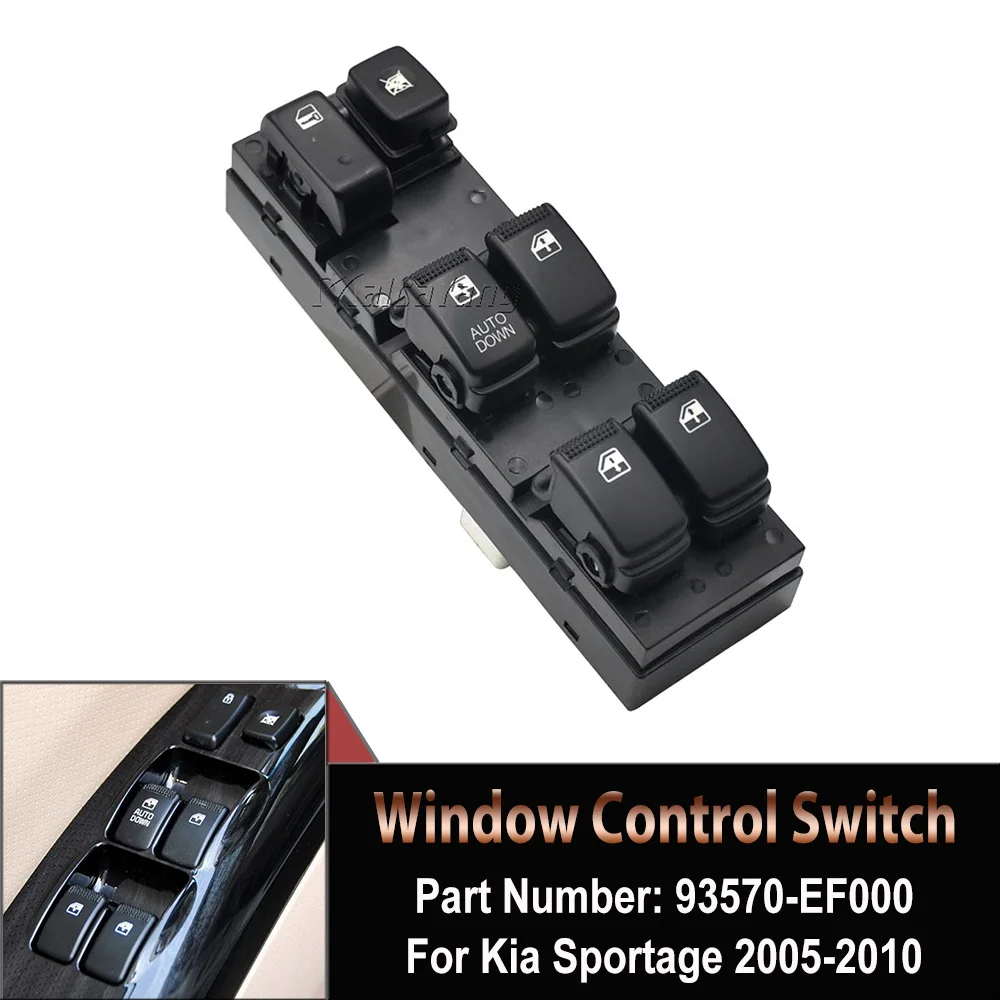Переключатель Стеклоподъемника 93570-EF000 для KIA Sportage 2005 2006 2007 2008 2009
Переключатель Стеклоподъемника 93570-EF000 для KIA Sportage 2005 2006 2007 2008 2009