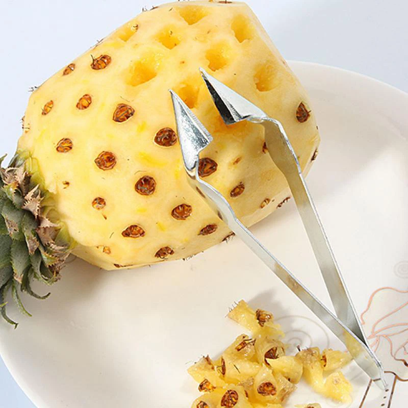 New Creative Practical Stainless Steel Cutter Pineapple Eye Peeler Pineapple Seed Remover Clip Home Kitchen Fruit Tools
New Creative Practical Stainless Steel Cutter Pineapple Eye Peeler Pineapple Seed Remover Clip Home Kitchen Fruit Tools