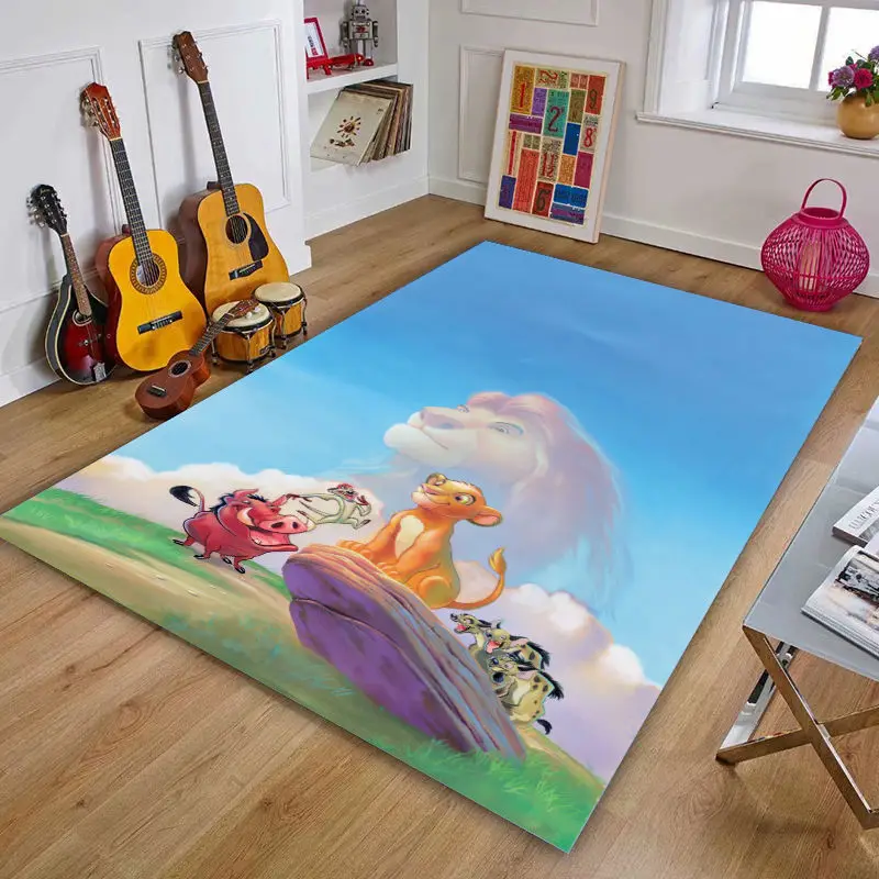Disney The Lion King Cartoon Printed Carpet Living Room Boy Children Bedroom Bedside Floor Mat Decoration Bathroom Anti-Slip Rug
Disney The Lion King Cartoon Printed Carpet Living Room Boy Children Bedroom Bedside Floor Mat Decoration Bathroom Anti-Slip Rug