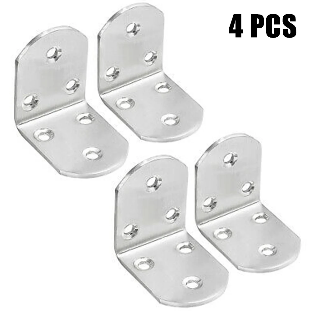 4Pcs 50mmx50mmx38mm Stainless Steel Corner Brace Joint L-Shape Angle Bracket Fasteners Protector Corner Stand Furniture Hardware
4Pcs 50mmx50mmx38mm Stainless Steel Corner Brace Joint L-Shape Angle Bracket Fasteners Protector Corner Stand Furniture Hardware