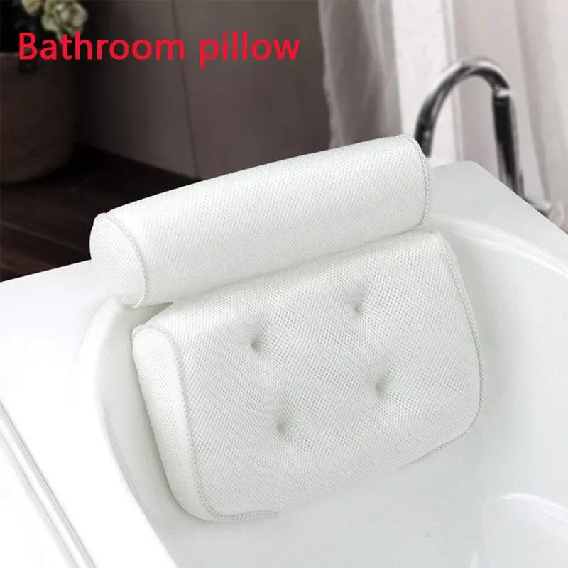 2022New Mesh Spa Non-Slip Cushioned Bath Tub Spa Pillow Bathtub Head Rest Pillow With Suction Cups For Neck And Back Bathroom Su
2022New Mesh Spa Non-Slip Cushioned Bath Tub Spa Pillow Bathtub Head Rest Pillow With Suction Cups For Neck And Back Bathroom Su