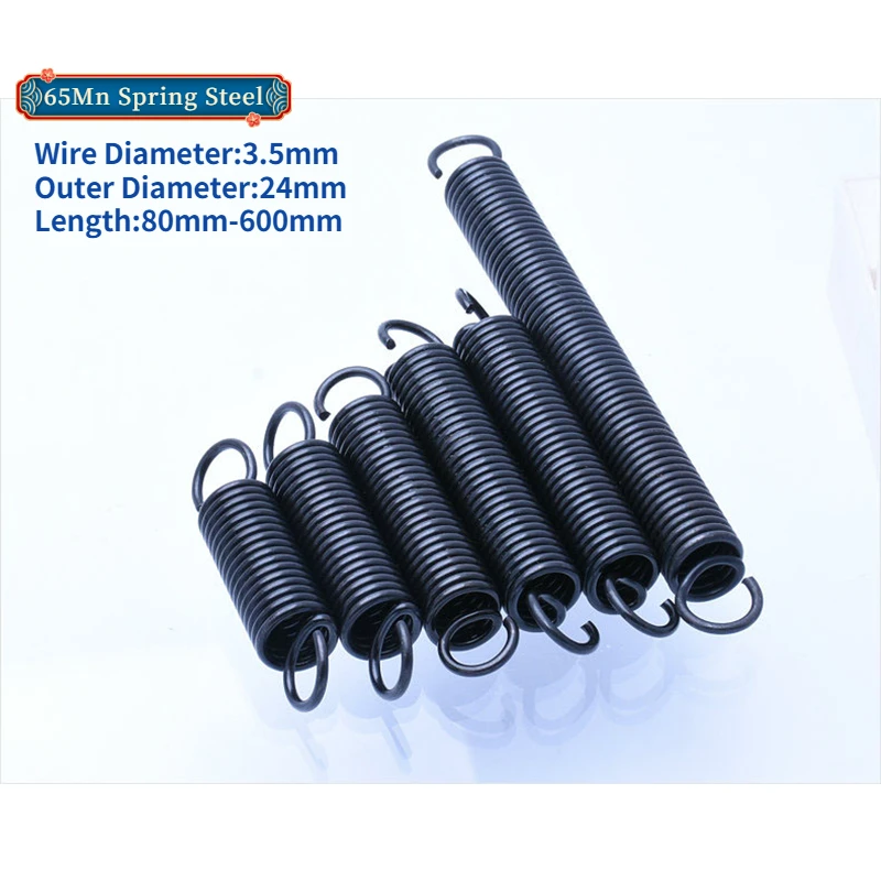 65Mn Spring Steel Open Hook Tension Spring Pullback Spring Coil Extension Spring Draught Spring Wire Diameter 3.5mm OD 24mm 
65Mn Spring Steel Open Hook Tension Spring Pullback Spring Coil Extension Spring Draught Spring Wire Diameter 3.5mm OD 24mm
