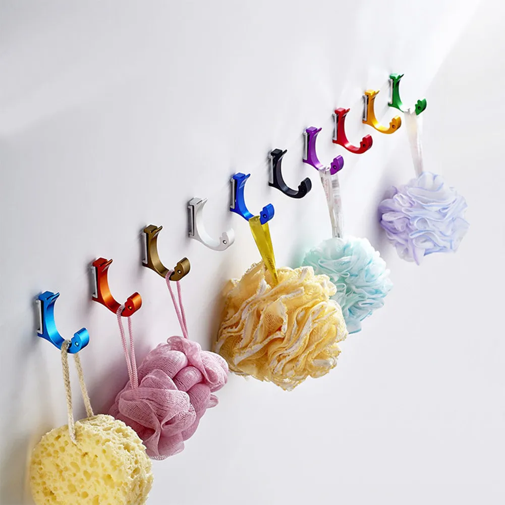 5 Pcs Hook +2pc Expansion Screw +2pc Screw Colorful Aluminum Wall Mounted Hook Coat Robe Hook Clothes Bag Towel Hanger Hook
5 Pcs Hook +2pc Expansion Screw +2pc Screw Colorful Aluminum Wall Mounted Hook Coat Robe Hook Clothes Bag Towel Hanger Hook