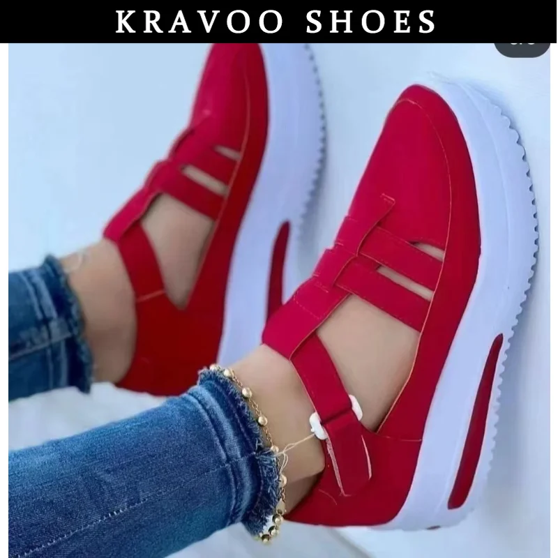 KRAVOO Summer New Breathable Mesh Wedge Casual Sport Shoes Plus Size 43 Non Slip Woman Vulcanize Shoes Platform Women Sneakers
KRAVOO Summer New Breathable Mesh Wedge Casual Sport Shoes Plus Size 43 Non Slip Woman Vulcanize Shoes Platform Women Sneakers