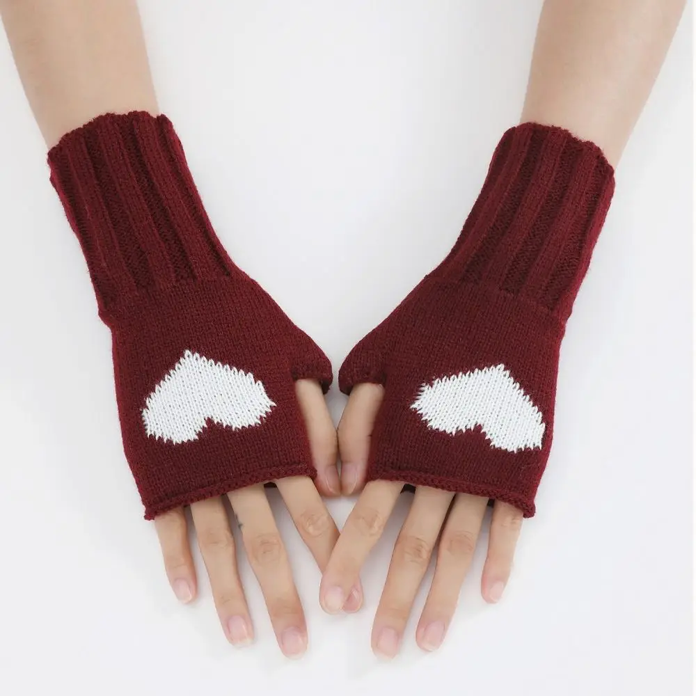 Fingerless Knitted Gloves Fashion False Sleeves Love Pattern Wrist Sleeves Hand Warmer Wrist Gloves Outdoor
Fingerless Knitted Gloves Fashion False Sleeves Love Pattern Wrist Sleeves Hand Warmer Wrist Gloves Outdoor