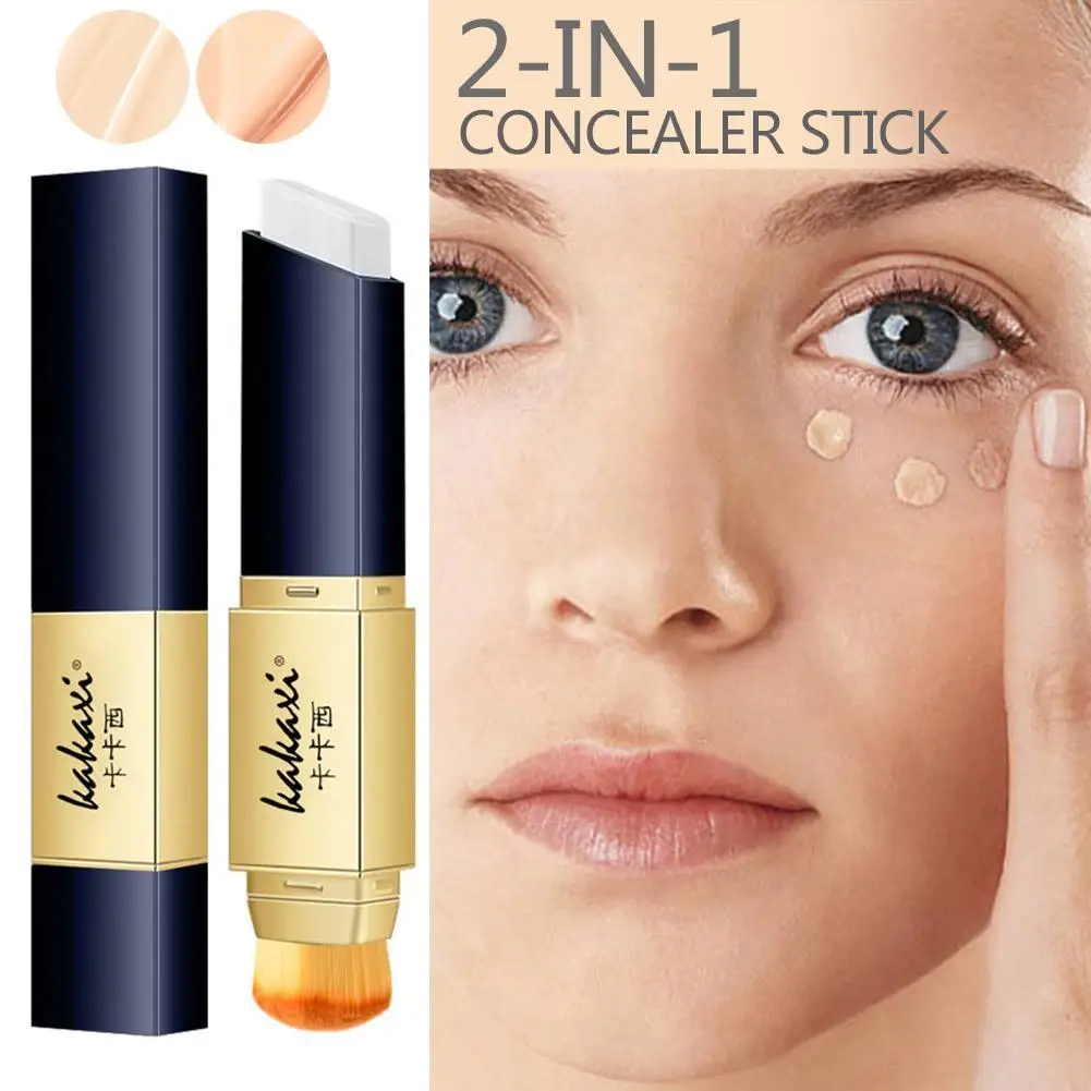 2-in-1 Double-headed Facial Foundation Stick Brightening Moisturizing Concealer Color Change Temperature Change Foundation Baton
2-in-1 Double-headed Facial Foundation Stick Brightening Moisturizing Concealer Color Change Temperature Change Foundation Baton