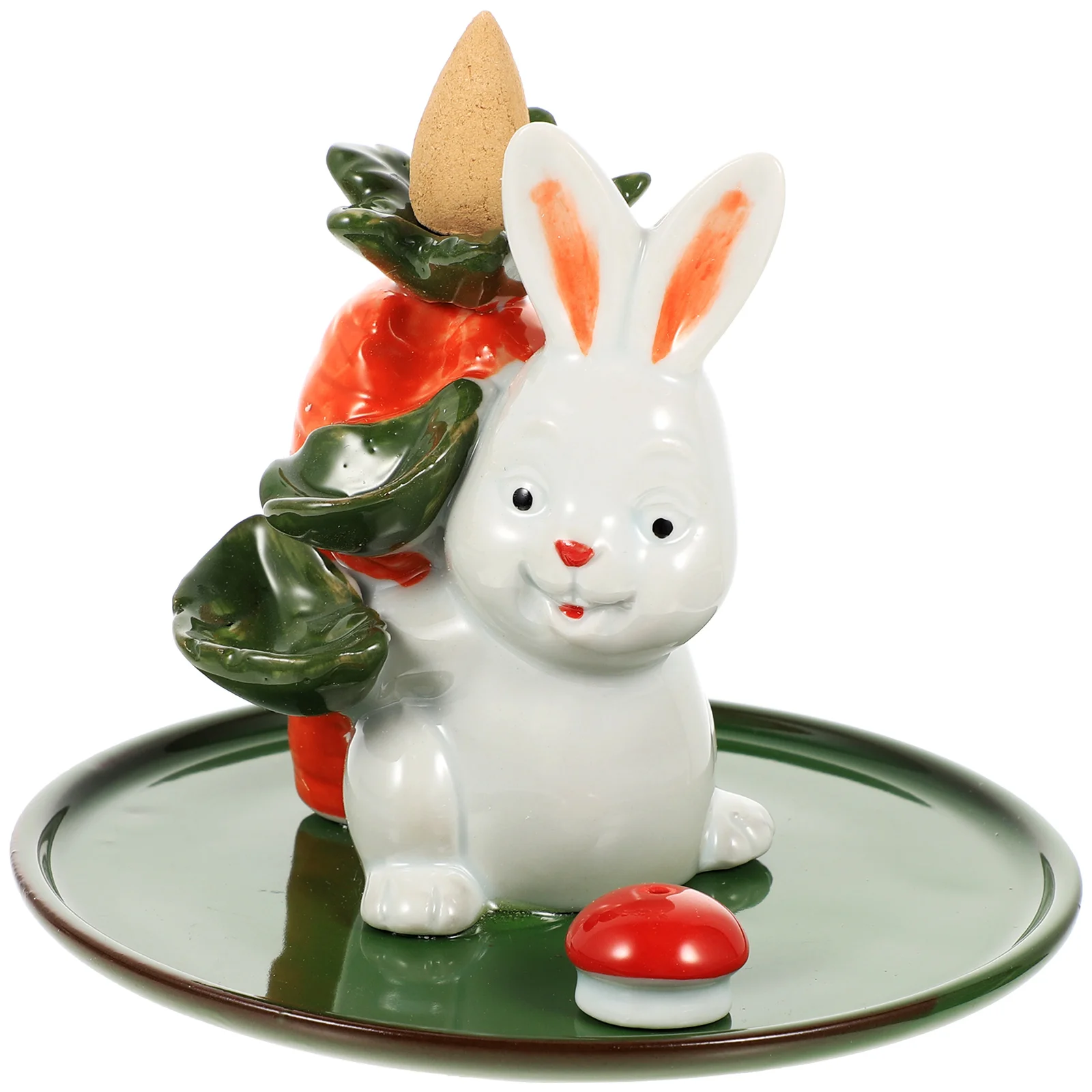 Burner Holder Censer Ceramic Rabbit Tray Backflow Desktop Bunny Ash Decoration Statue Catcher Cone Sticks Waterfall Zodiac
Burner Holder Censer Ceramic Rabbit Tray Backflow Desktop Bunny Ash Decoration Statue Catcher Cone Sticks Waterfall Zodiac