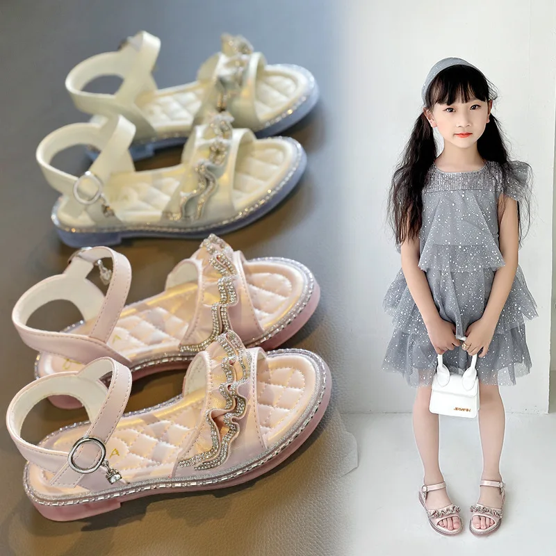 Girls Sweet Princess Sandals Summer Fashion Kids Girls Ruffles Low Heels Children Versatile Performance Shoes for Party Shows
Girls Sweet Princess Sandals Summer Fashion Kids Girls Ruffles Low Heels Children Versatile Performance Shoes for Party Shows