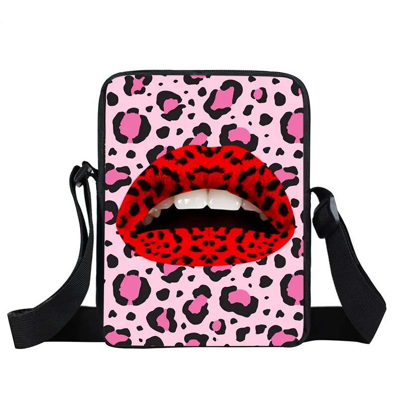 Leopard Lips Butterfly Print Crossbody Bags Women Handbag Girls Shoulder Bags for Travel Ladies Fashion Messenger Bags Gift
Leopard Lips Butterfly Print Crossbody Bags Women Handbag Girls Shoulder Bags for Travel Ladies Fashion Messenger Bags Gift