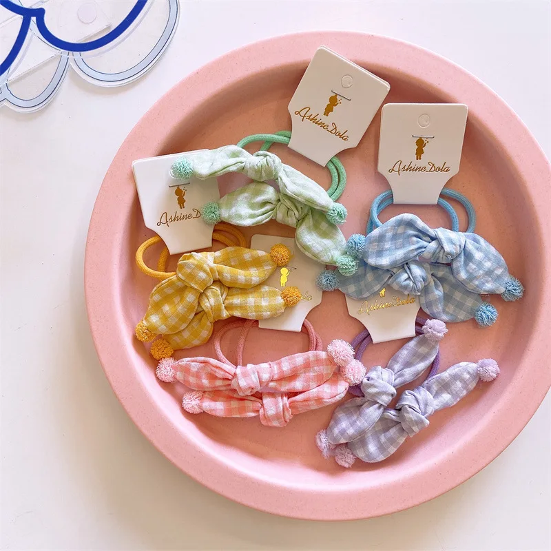 Korean Sweet Plaid Bow Girl Baby Small Yarn Ball Spring Color 2 Hair Ropes for Children's Fashion Hair Accessories
Korean Sweet Plaid Bow Girl Baby Small Yarn Ball Spring Color 2 Hair Ropes for Children's Fashion Hair Accessories