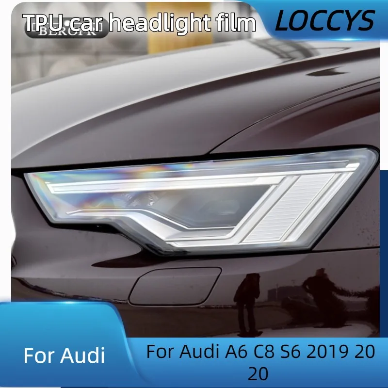 For Audi A6 C8 S6 2019 2020 Car Headlight Tint Black Protective Film Protection Taillight Transparent TPU Sticker Accessories
For Audi A6 C8 S6 2019 2020 Car Headlight Tint Black Protective Film Protection Taillight Transparent TPU Sticker Accessories