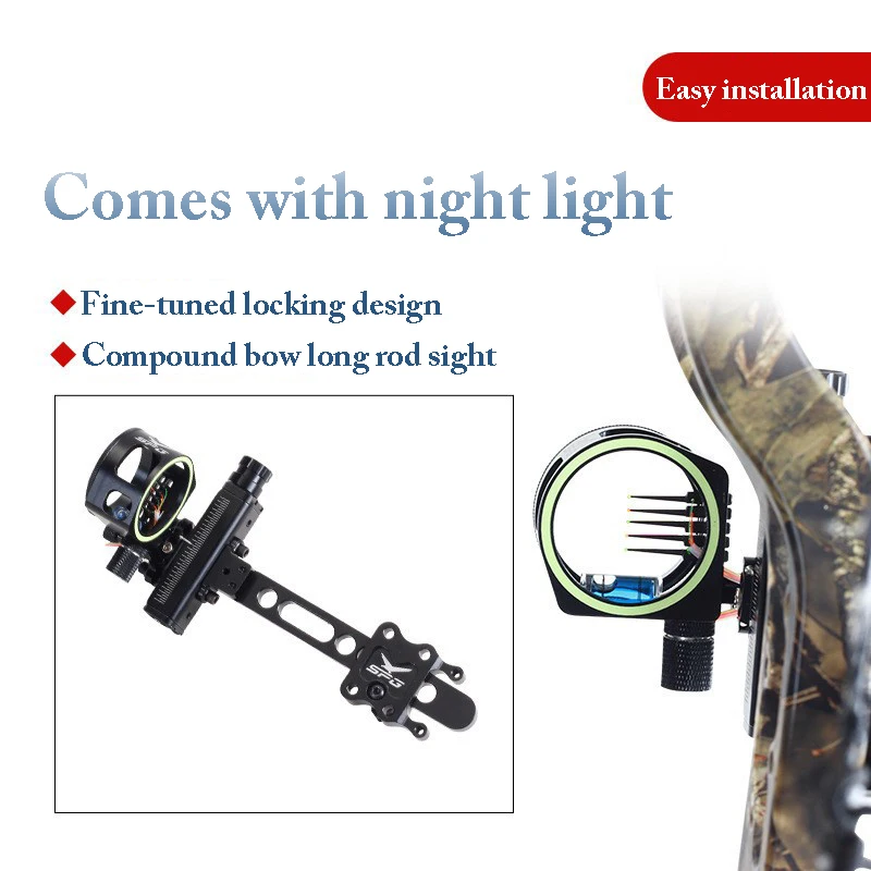 5 Pin Compound Bow Sight Parts Archery Micro Adjustable Ultra Light Bow Sight Replacement Archery Hunting With 6x Lens For AV41
5 Pin Compound Bow Sight Parts Archery Micro Adjustable Ultra Light Bow Sight Replacement Archery Hunting With 6x Lens For AV41