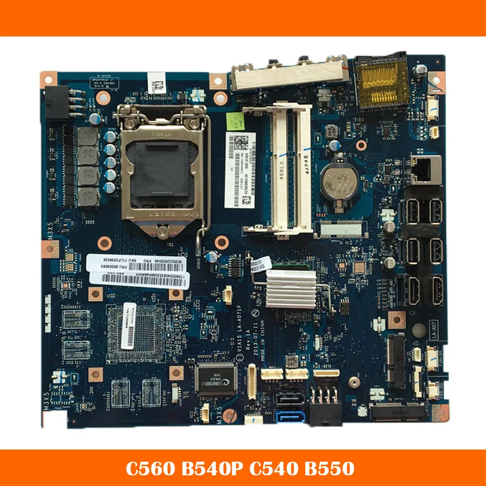 Настольная материнская плата для Lenovo C560 B540P C540 B550 LA-A071P материнская плата работает хорошо Высокое качество Быстрая доставка
Настольная материнская плата для Lenovo C560 B540P C540 B550 LA-A071P материнская плата работает хорошо Высокое качество Быстрая доставка