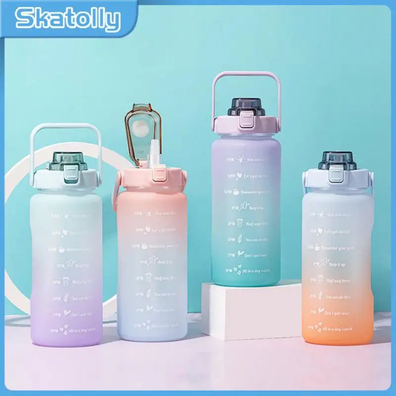 Drinking Kettle 2000ml One-button Spring Cover Sports Bottle Sealed Large Capacity Leak-proof Water Cup Silicone Straw Cup Pc Pp
Drinking Kettle 2000ml One-button Spring Cover Sports Bottle Sealed Large Capacity Leak-proof Water Cup Silicone Straw Cup Pc Pp