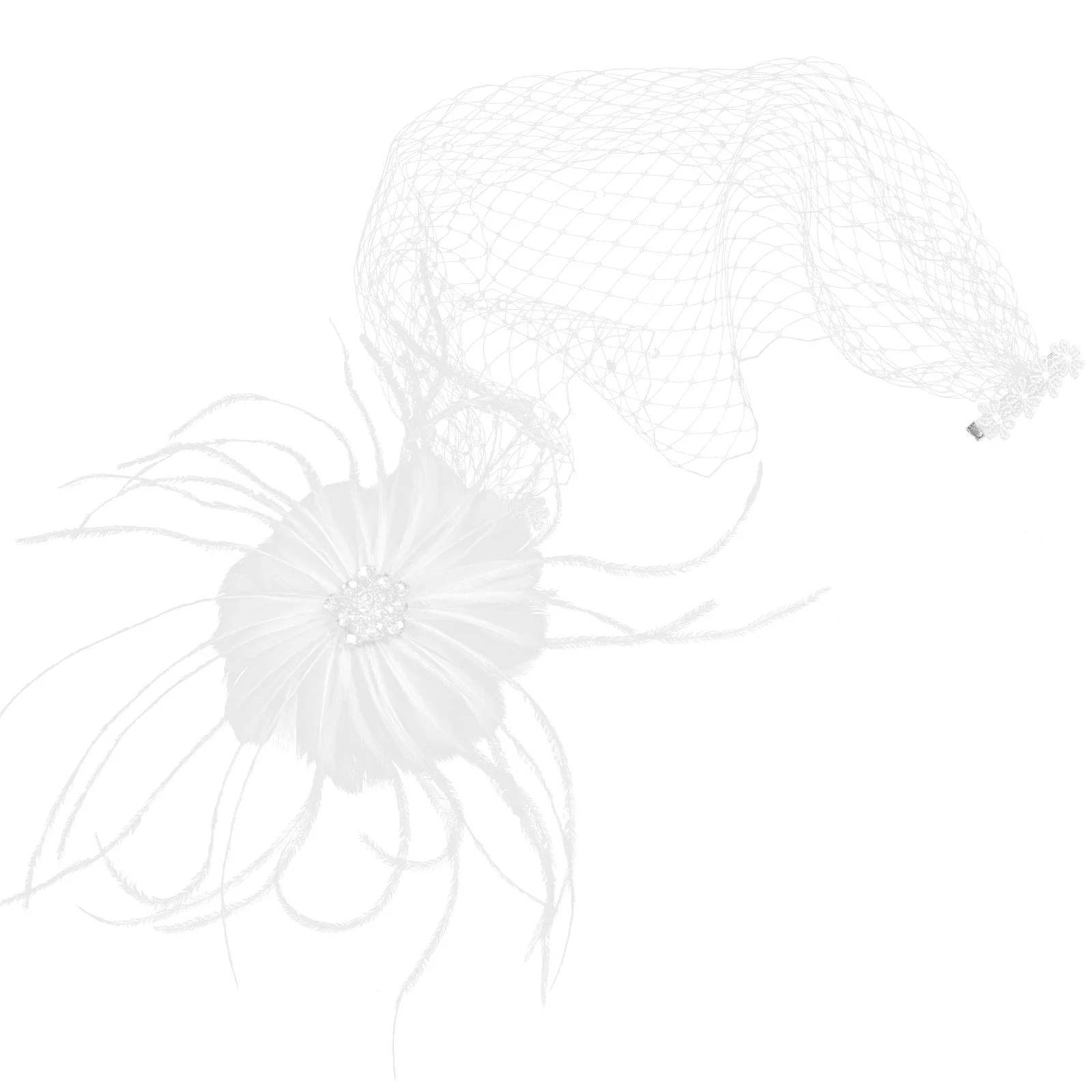 Hair Jewelry Fascinator Hairpin Women Clip Tea Party Headpiece Fascinators Mesh Bride Headdress
Hair Jewelry Fascinator Hairpin Women Clip Tea Party Headpiece Fascinators Mesh Bride Headdress